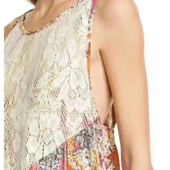 FREE People Count Me In Trapeze Mini Dress Pink - Picture 2 of 6